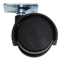 A close-up of the Caster Wheel - A3814-RP, a black swivel wheel with a metal mounting plate designed for easy mobility of furniture or equipment.